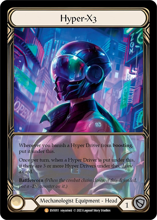 Hyper-X3 (Extended Art) [EVO011] (Bright Lights) Cold Foil