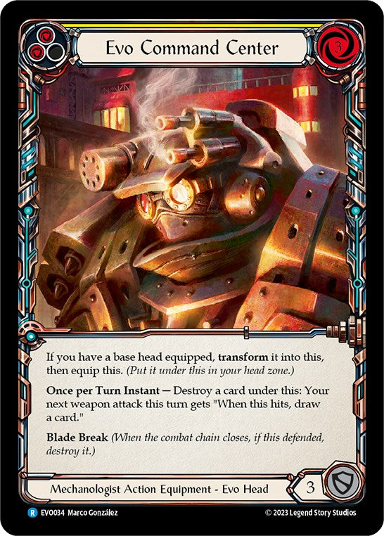 Evo Command Center [EVO034] (Bright Lights) Cold Foil