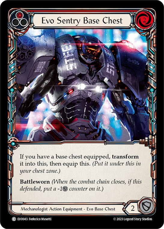 Evo Sentry Base Chest [EVO043] (Bright Lights) Cold Foil