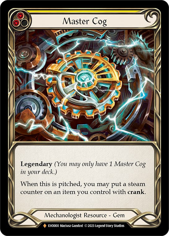 Master Cog [EVO000] (Bright Lights) Rainbow Foil