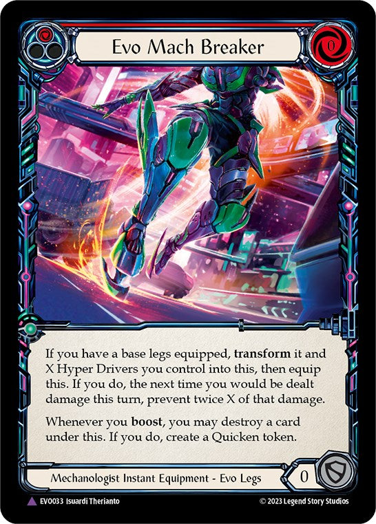 Evo Mach Breaker (Marvel) [EVO033] (Bright Lights) Cold Foil