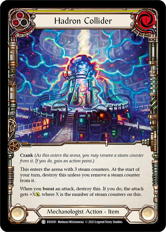 Hadron Collider (Yellow) [EVO091] (Bright Lights) Rainbow Foil