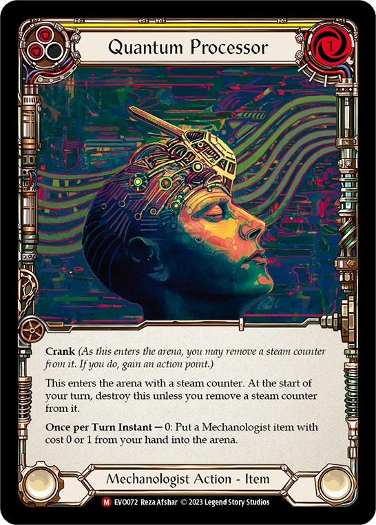 Quantum Processor [EVO072] (Bright Lights) Rainbow Foil