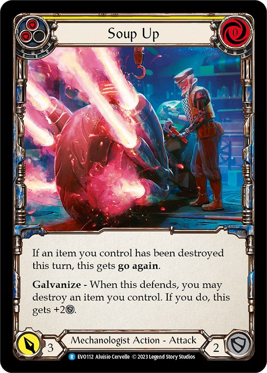 Soup Up (Yellow) [EVO112] (Bright Lights) Rainbow Foil