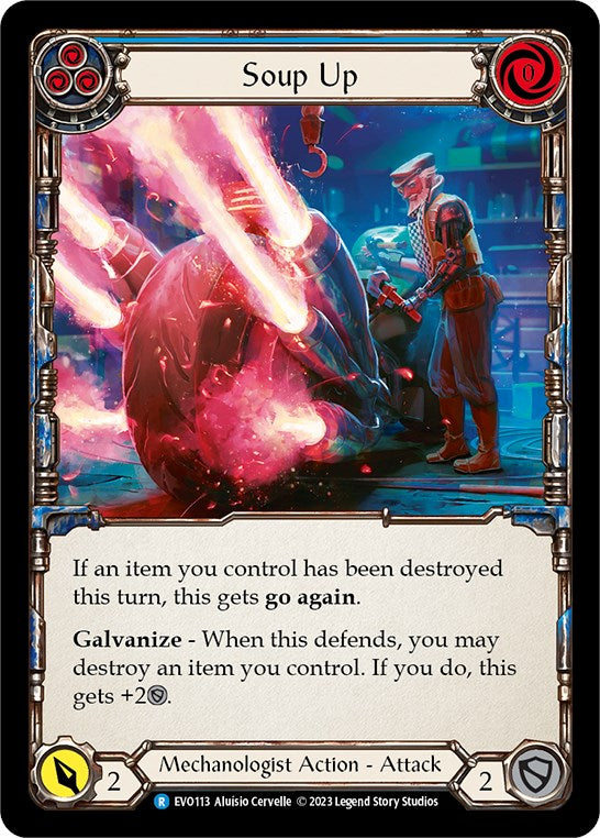 Soup Up (Blue) [EVO113] (Bright Lights) Rainbow Foil