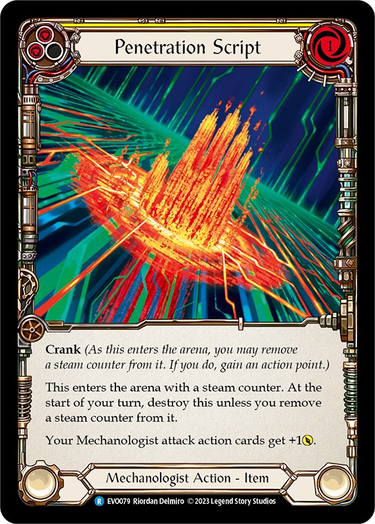 Penetration Script [EVO079] (Bright Lights) Rainbow Foil