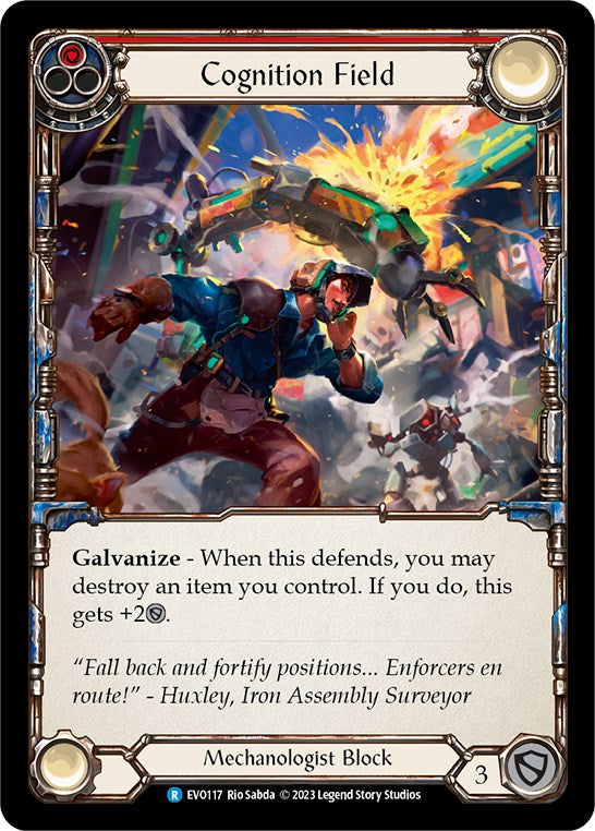 Cognition Field (Red) [EVO117] (Bright Lights) Rainbow Foil