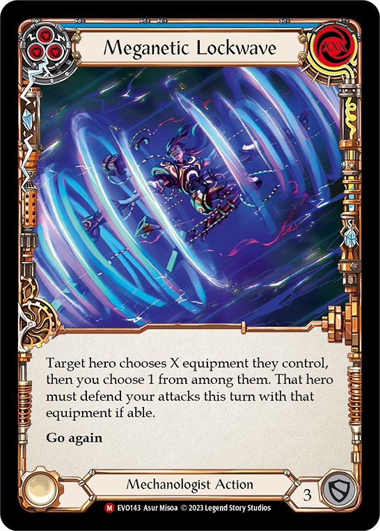 Meganetic Lockwave [EVO143] (Bright Lights) Rainbow Foil