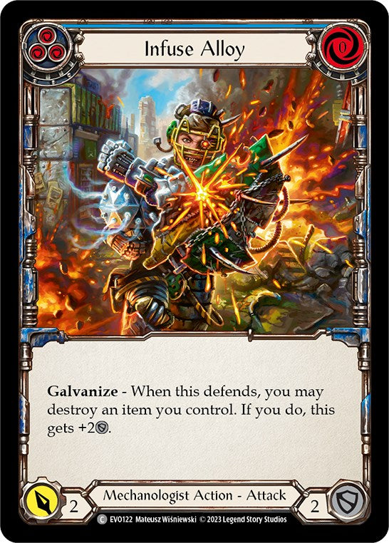 Infuse Alloy (Blue) [EVO122] (Bright Lights) Rainbow Foil