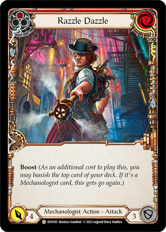 Razzle Dazzle (Red) [EVO165] (Bright Lights) Rainbow Foil