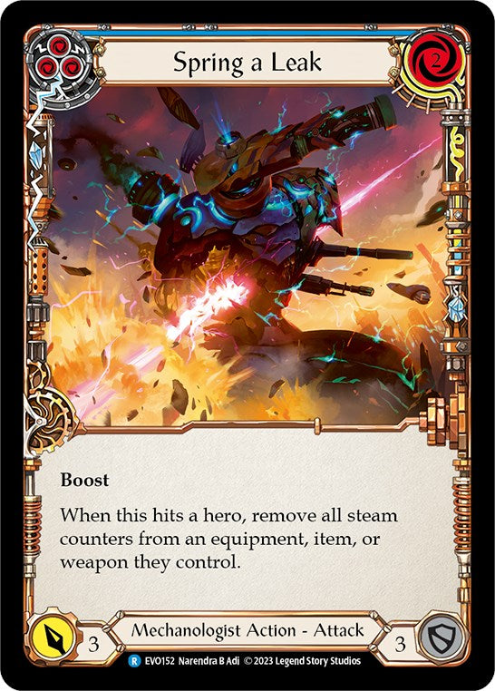 Spring a Leak (Blue) [EVO152] (Bright Lights) Rainbow Foil
