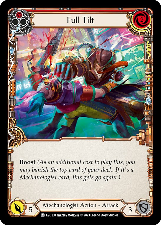 Full Tilt (Red) [EVO168] (Bright Lights) Rainbow Foil