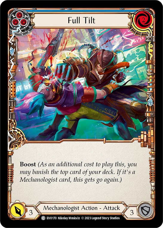 Full Tilt (Blue) [EVO170] (Bright Lights) Rainbow Foil