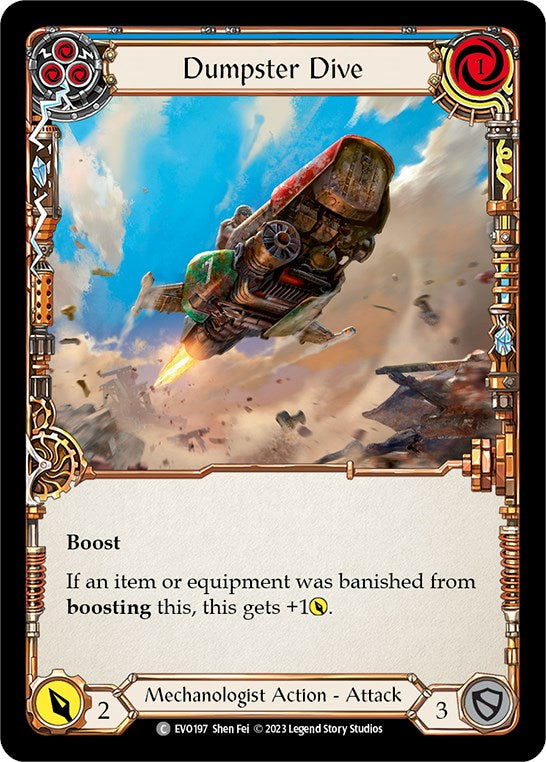 Dumpster Dive (Blue) [EVO197] (Bright Lights) Rainbow Foil