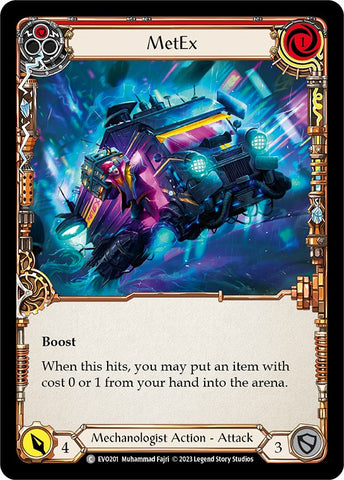 MetEx (Red) [EVO201] (Bright Lights) Rainbow Foil