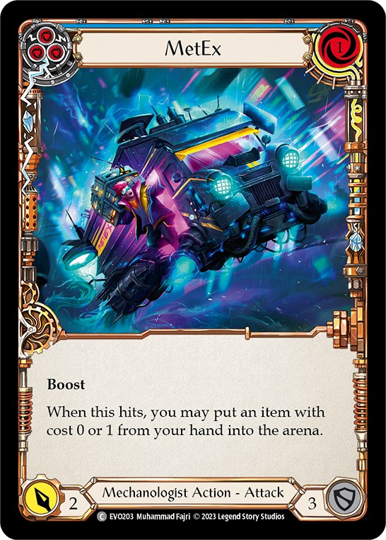 MetEx (Blue) [EVO203] (Bright Lights) Rainbow Foil