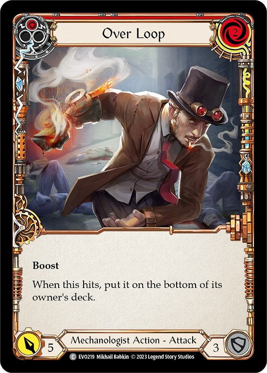 Over Loop (Red) [EVO219] (Bright Lights) Rainbow Foil