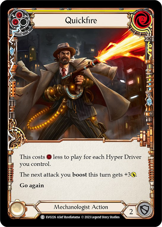 Quickfire (Yellow) [EVO226] (Bright Lights) Rainbow Foil