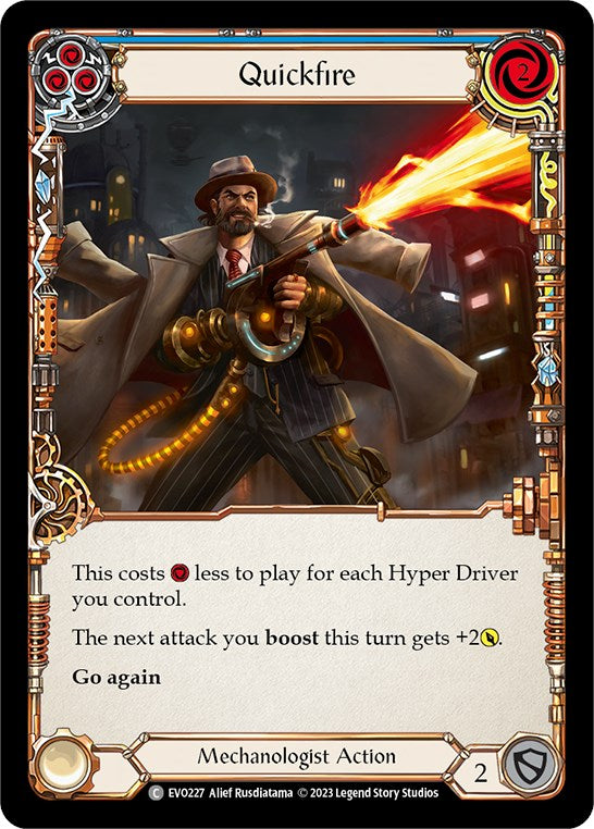 Quickfire (Blue) [EVO227] (Bright Lights) Rainbow Foil