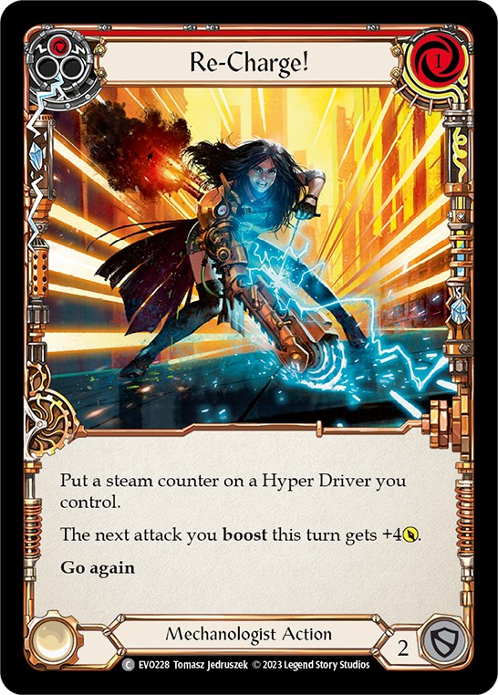 Re-Charge! (Red) [EVO228] (Bright Lights) Rainbow Foil
