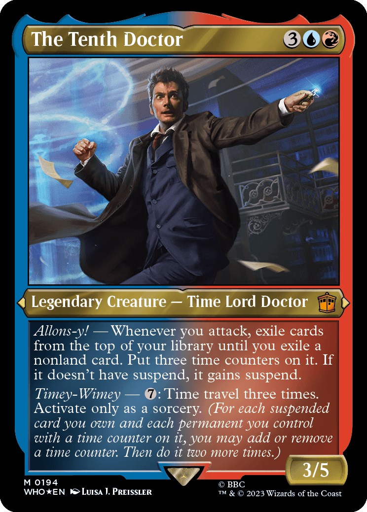 (Thick Stock Display Commander) The Tenth Doctor [Doctor Who]