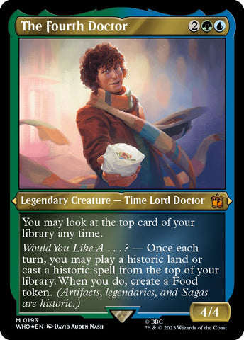 (Thick Stock Display Commander) The Fourth Doctor [Doctor Who]