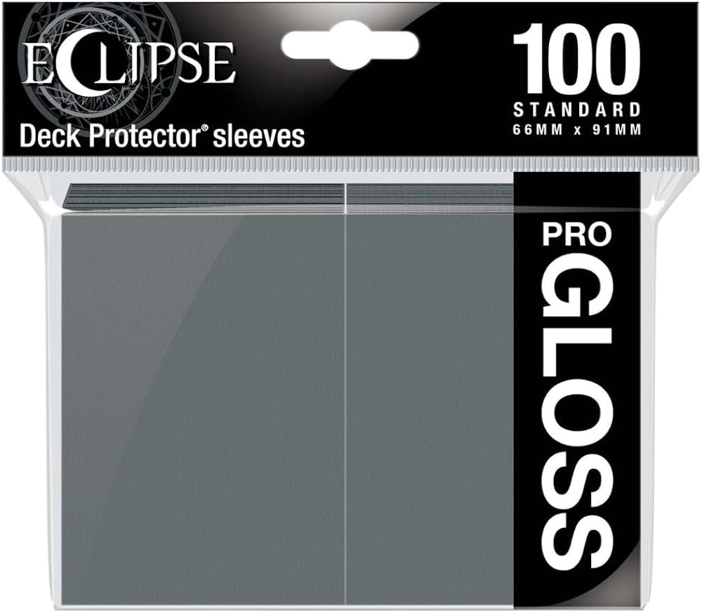 Ultra PRO: Standard 100ct Sleeves - Eclipse Gloss (Smoke Grey)