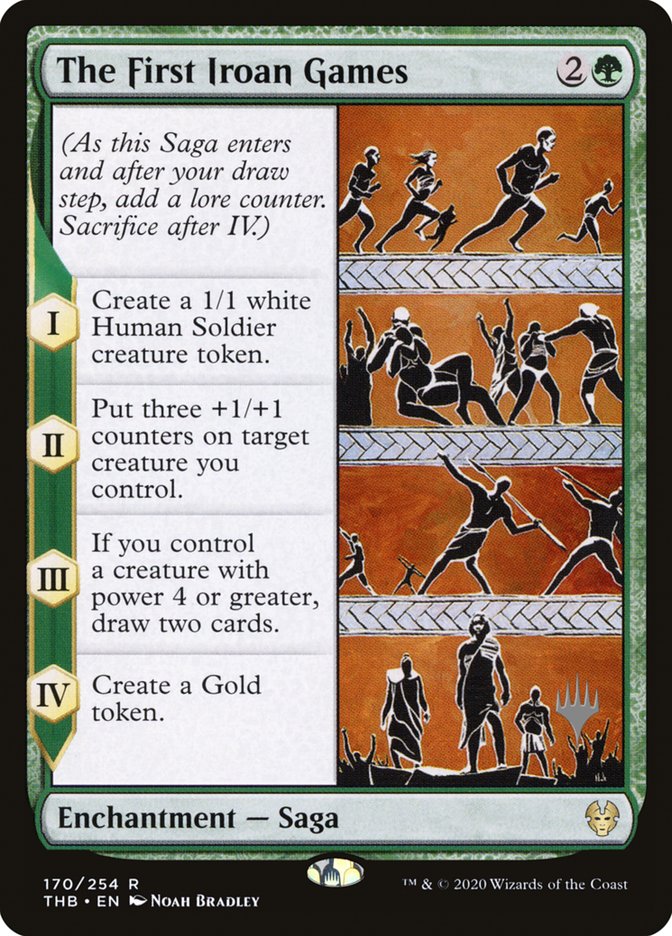 The First Iroan Games (Promo Pack) [Theros Beyond Death Promo Pack]