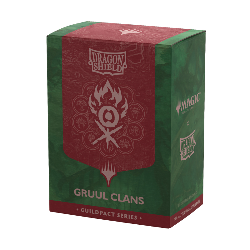 Dragon Shield: Standard 100ct Dual Matte Art Sleeves - Gruul Clans