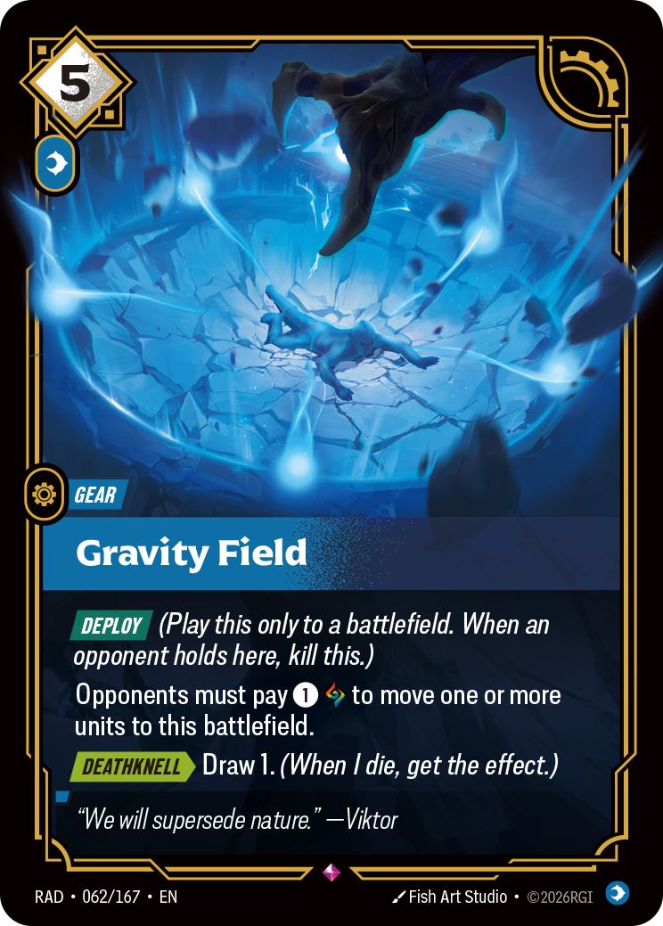 front of card Gravity Field [Radiance] 062/167