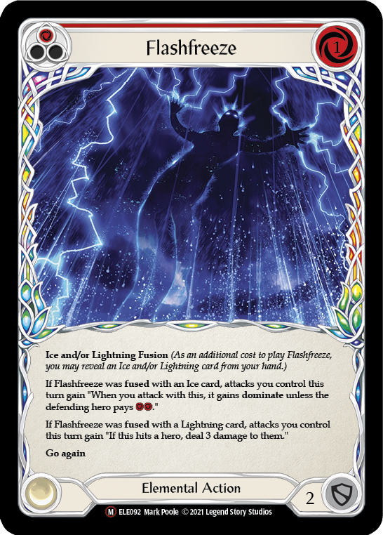 Flashfreeze [U-ELE092] (Tales of Aria Unlimited) Unlimited Rainbow Foil