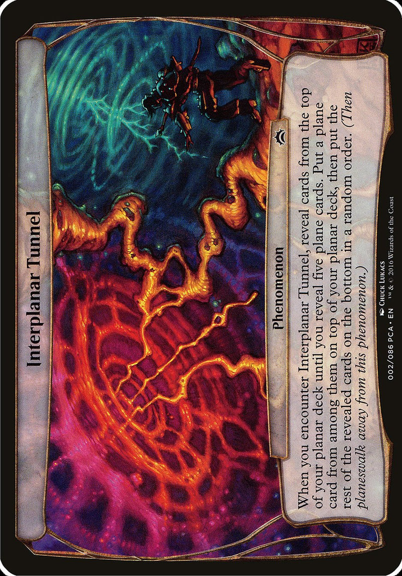 (Oversized Planes) Interplanar Tunnel [Planechase Anthology Planes]