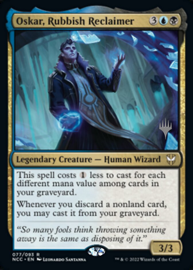 Oskar, Rubbish Reclaimer (Promo Pack) [Streets of New Capenna Commander Promo Pack]