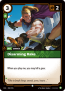 front of card Disarming Rake [Spiritforged] 032/221