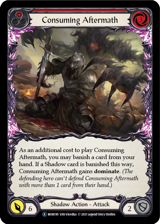 Consuming Aftermath (Red) [U-MON195] (Monarch Unlimited) Unlimited Normal
