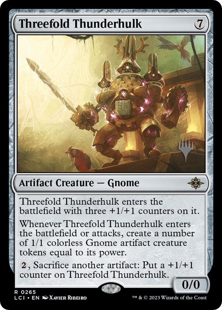 Threefold Thunderhulk (Promo Pack) [The Lost Caverns of Ixalan Promo Pack]