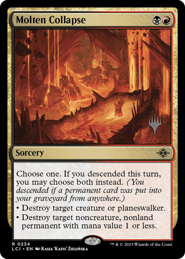 Molten Collapse (Promo Pack) [The Lost Caverns of Ixalan Promo Pack]