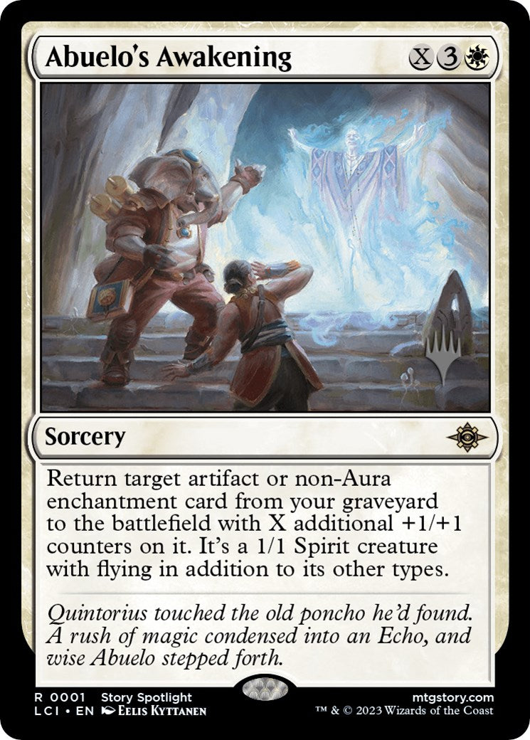 Abuelo's Awakening (Promo Pack) [The Lost Caverns of Ixalan Promo Pack]
