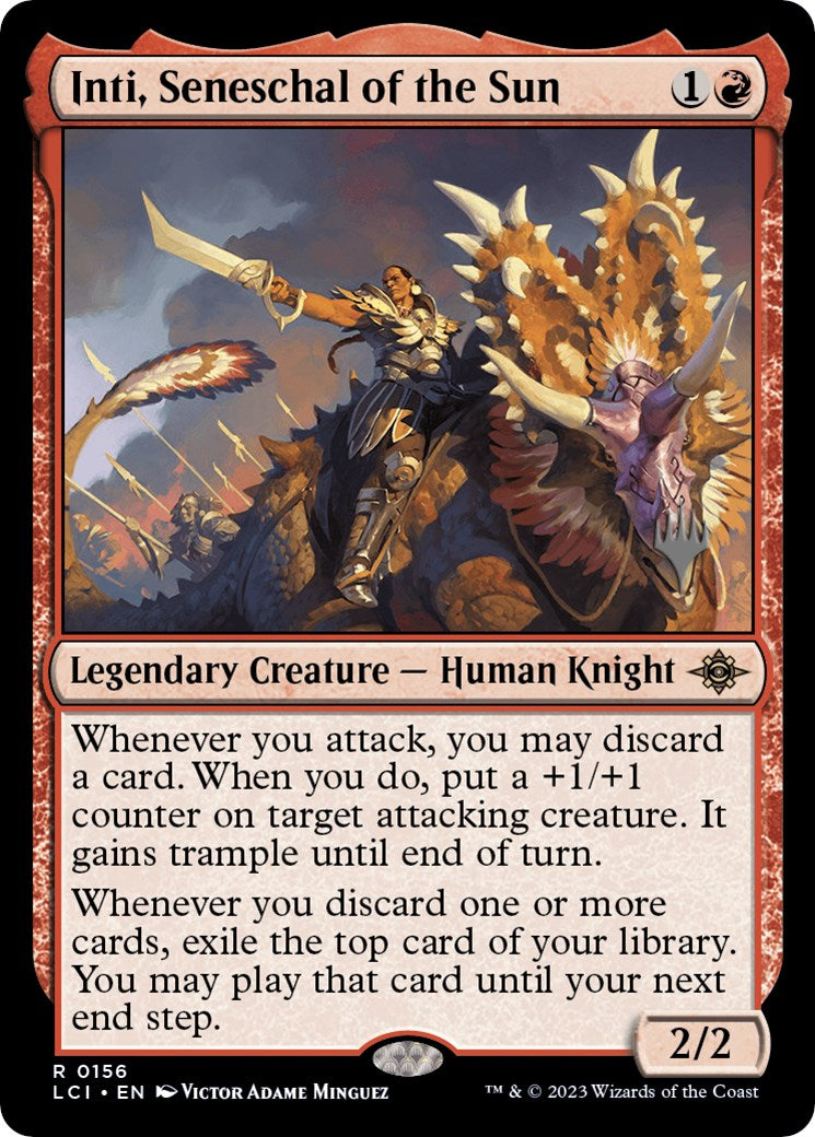 Inti, Seneschal of the Sun (Promo Pack) [The Lost Caverns of Ixalan Promo Pack]