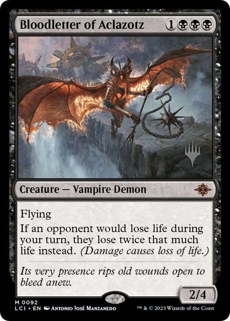 Bloodletter of Aclazotz (Promo Pack) [The Lost Caverns of Ixalan Promo Pack]