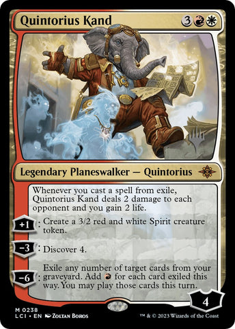 Quintorius Kand (Promo Pack) [The Lost Caverns of Ixalan Promo Pack]
