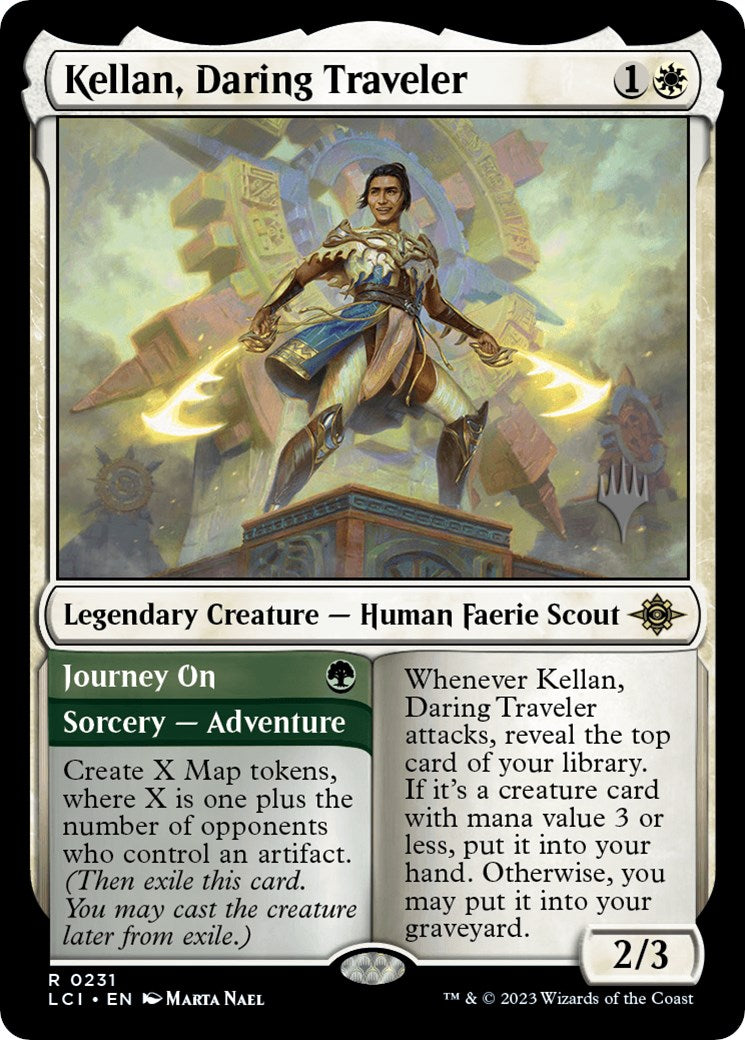 Kellan, Daring Traveler (Promo Pack) [The Lost Caverns of Ixalan Promo Pack]