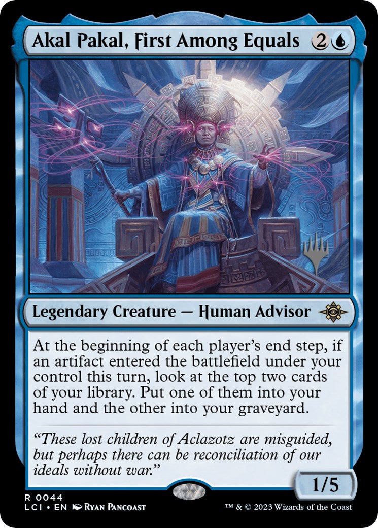 Akal Pakal, First Among Equals (Promo Pack) [The Lost Caverns of Ixalan Promo Pack]