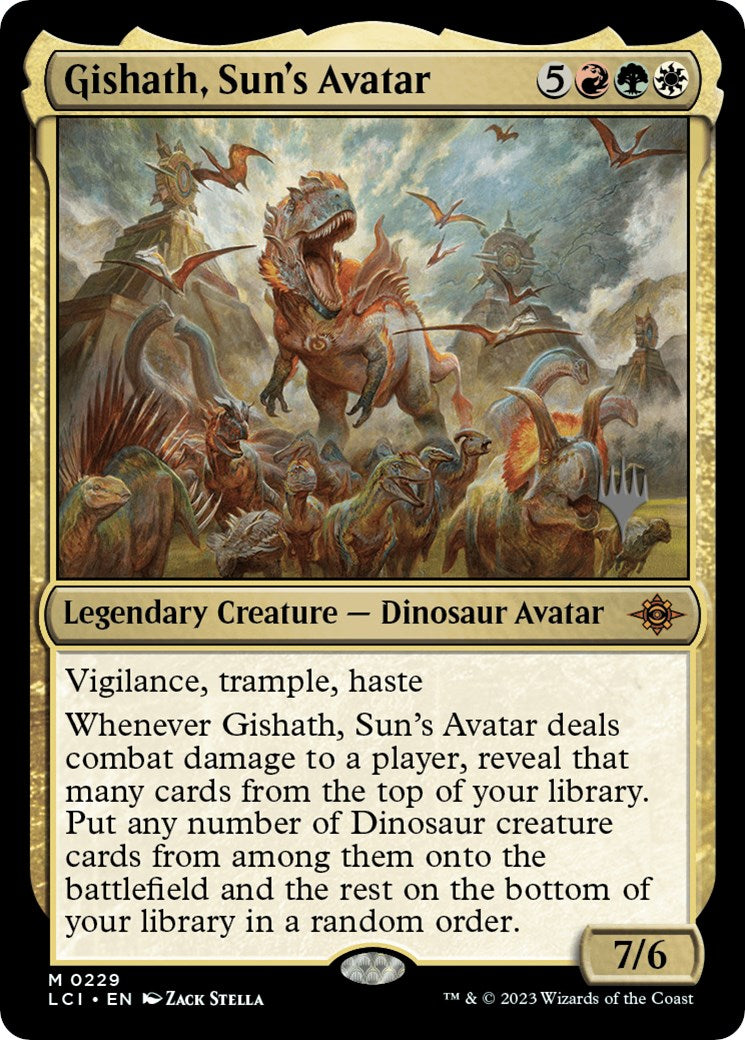 Gishath, Sun's Avatar (Promo Pack) [The Lost Caverns of Ixalan Promo Pack]