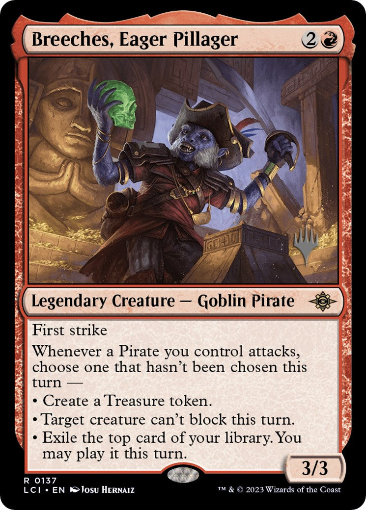 Breeches, Eager Pillager (Promo Pack) [The Lost Caverns of Ixalan Promo Pack]