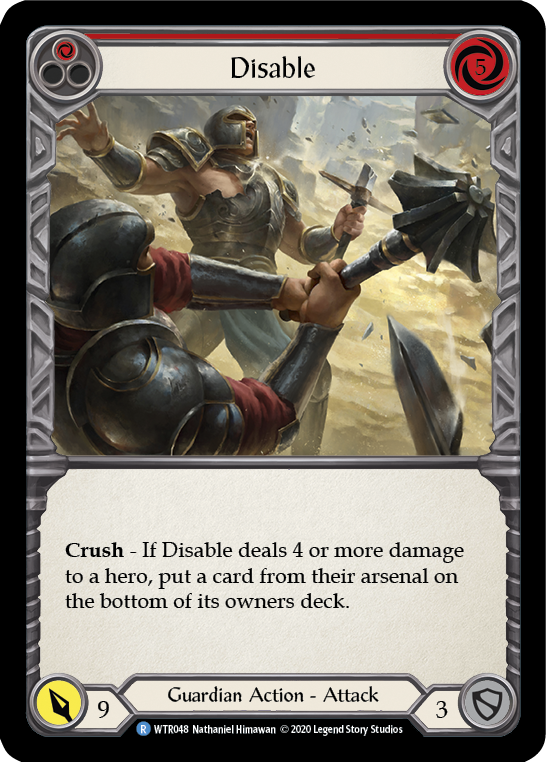 Disable (Red) [U-WTR048] (Welcome to Rathe Unlimited) Unlimited Normal