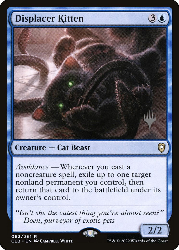 Displacer Kitten (Promo Pack) [The Lost Caverns of Ixalan Promo Pack]