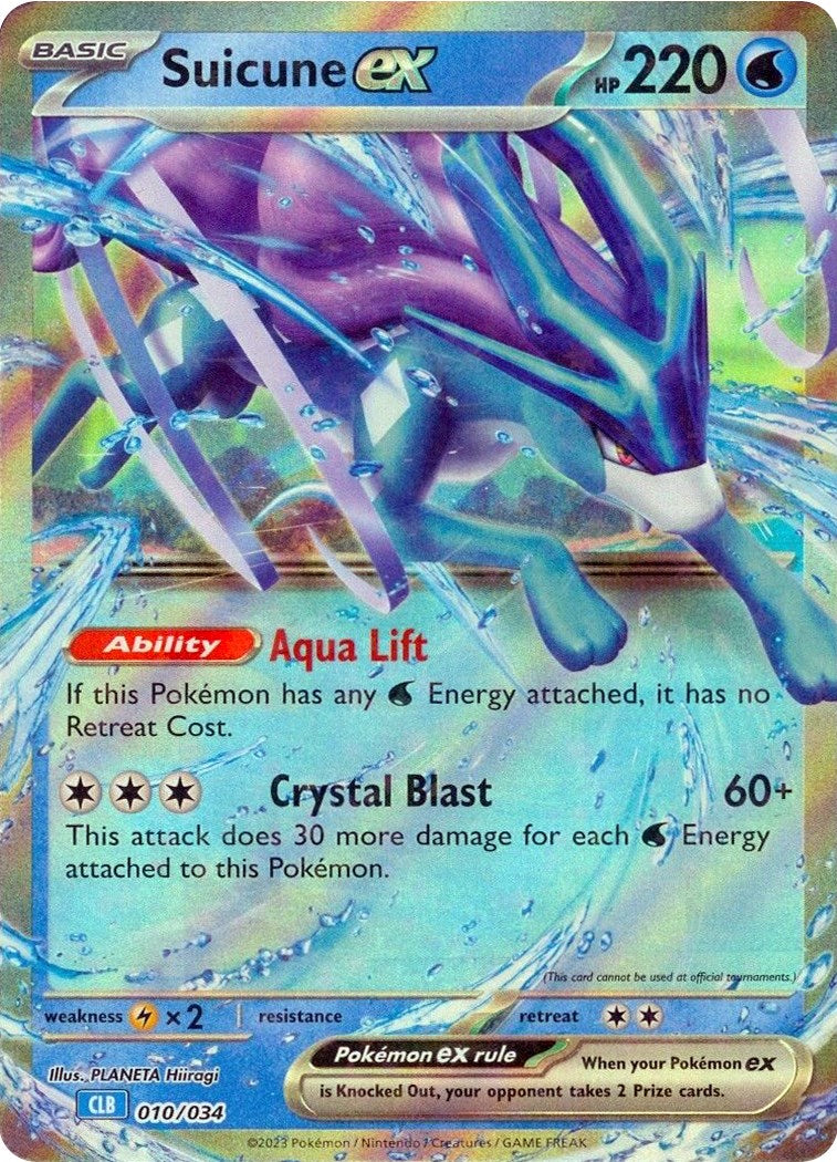 Suicune EX (010/034) [Trading Card Game Classic]