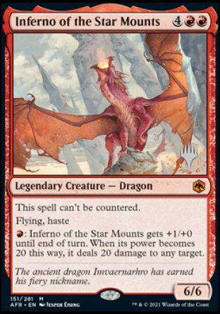 Inferno of the Star Mounts (Promo Pack) [Dungeons & Dragons: Adventures in the Forgotten Realms Promo Pack]