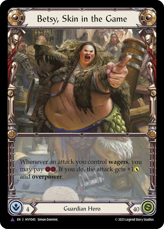 Betsy, Skin in the Game (Marvel) [HVY045] (Heavy Hitters) Cold Foil